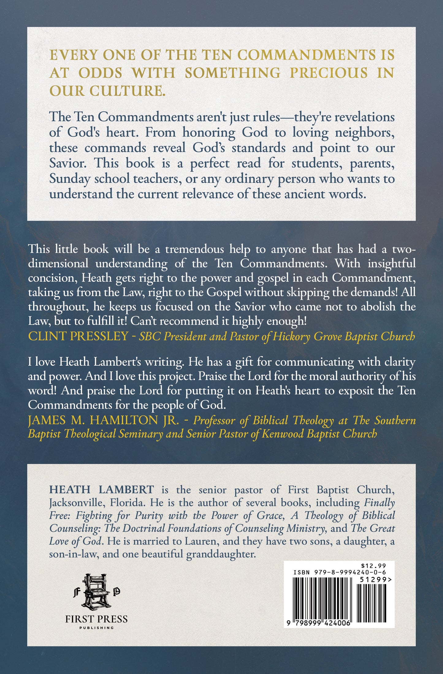 The Ten Commandments: A Short Book for Normal People